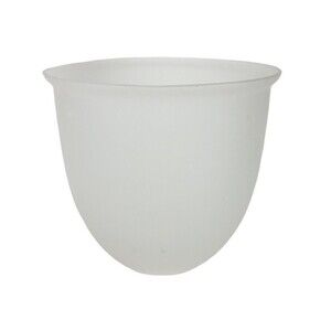 Acclaim Frosted White Hurricane Sconce Light Shade Bell Shaped